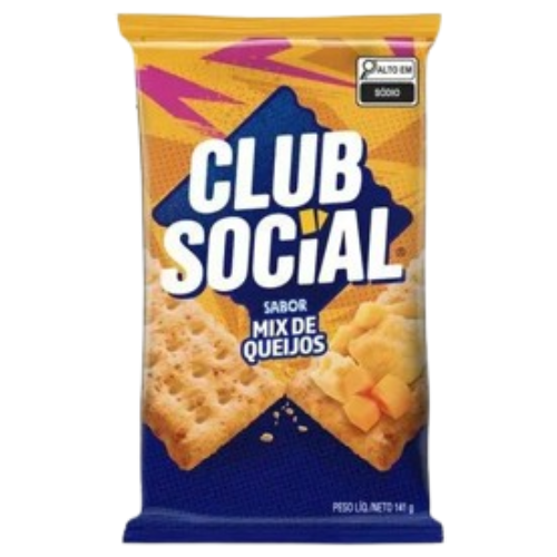Biscoito Club Social Queijo - Embalagem com 141G