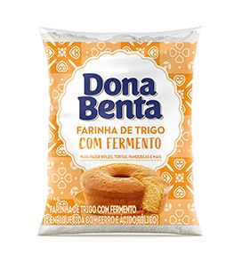 Farinha Trigo Dona Benta Com Fermento - 1KG