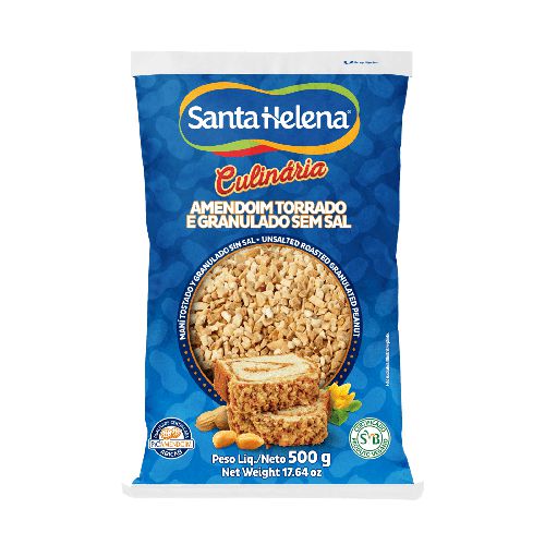 Amendoim Torrado Granula Sem Sal 500G
