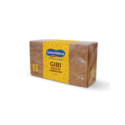 Doce de Amendoim Santa Helena Gibi - Embalagem com 1,5KG