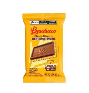 Biscoito Bauducco Choco Biscuit Sabor Chocolate - 36G