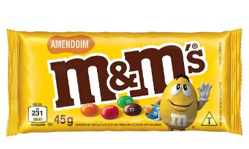 M&Ms Chocolate Amendoim 45G