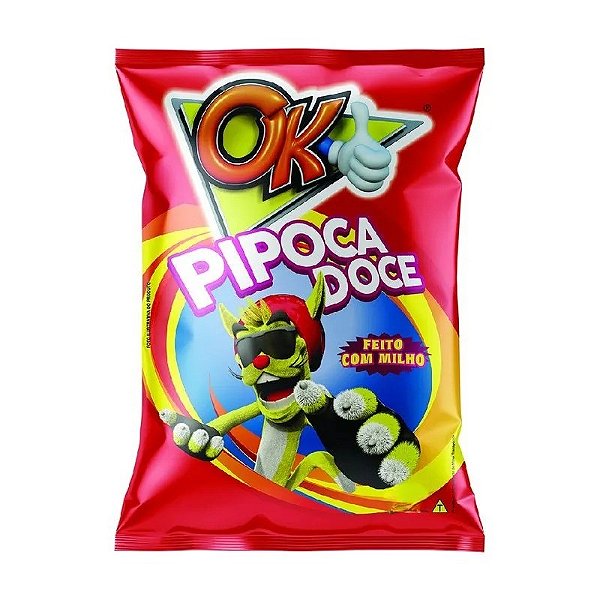 Pipoca Doce Ok - Pacote com 40G