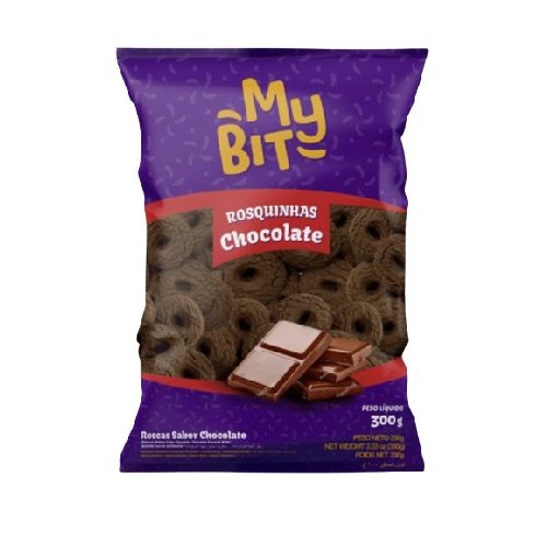 Rosquinhas My Bit Sabor Chocolate -  300G