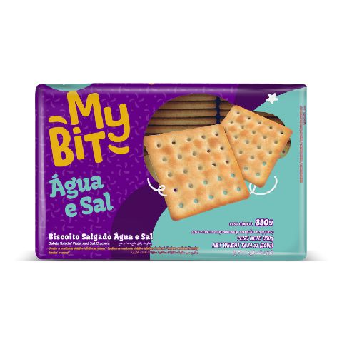 My Bit Biscoito Agua E Sal 350G