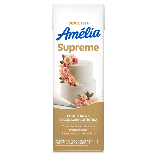 Chantilly Amélia Chanty Mix Supreme - Embalagem com 1L