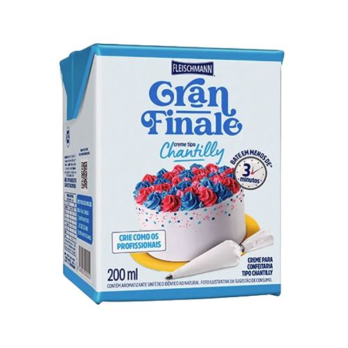 Creme Tipo Chantilly Fleischmann Gran Finale 200ML