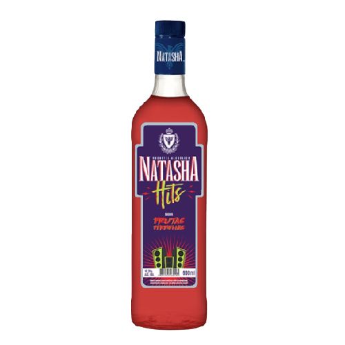 Coquetel Natasha Hits Frutas Vermelhas 900ml