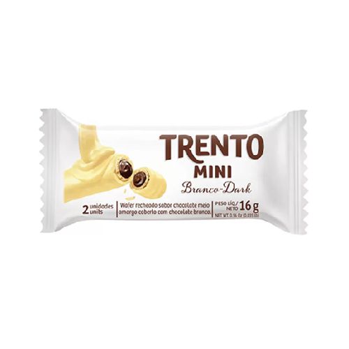 Wafer Trento Mini Chocolate Branco 16GR
