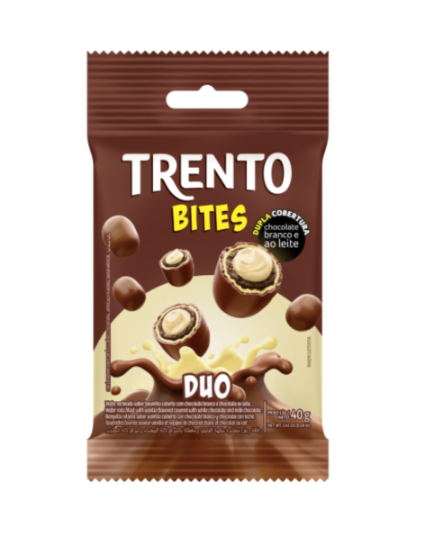 Wafer Trento Bites Duo - Pacote com 40G