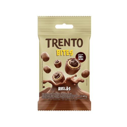 Wafer Trento Bites Avelãs 38% 40G