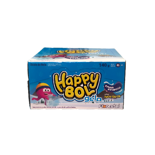 Chiclete Happy Bol Gelo 140G