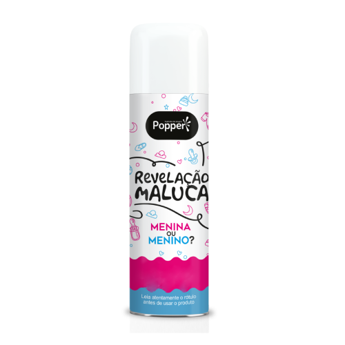 Spray Serpentina Rosa para Chá Revelação 175ML