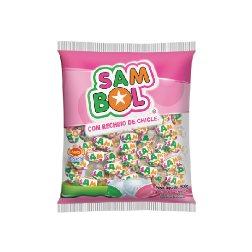 Bala Sam´s Sambol Tutti-Frutti - Embalagem com 500G