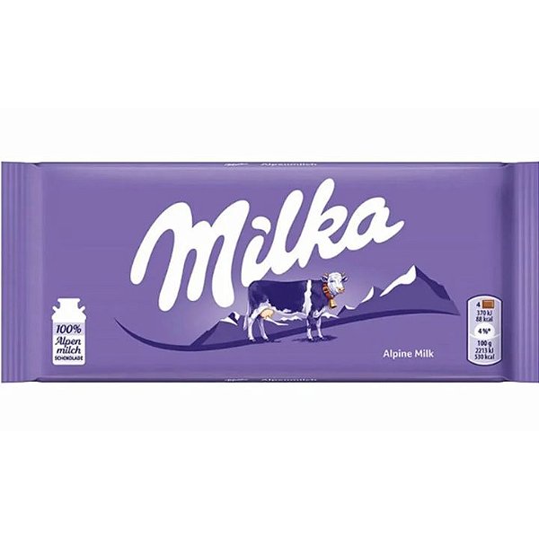 Chocolate Milka Ao Leite - Alpine Milk 100G