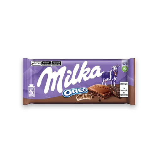 Chocolate Milka Recheado Oreo Brownie - Embalagem com 100G