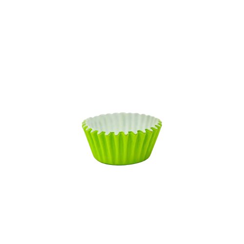 Forminha De Papel Nº5 Verde Limão - Pacote com 100 UN