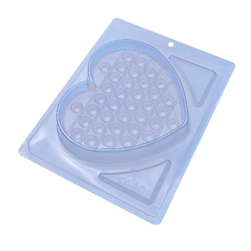 Forma De Acetato Especial Pop It Coração (10273) com 1un BWB