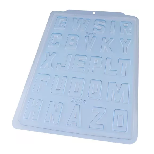 Forma De Acetato Simples BWB Abecedário (3591) com 1un