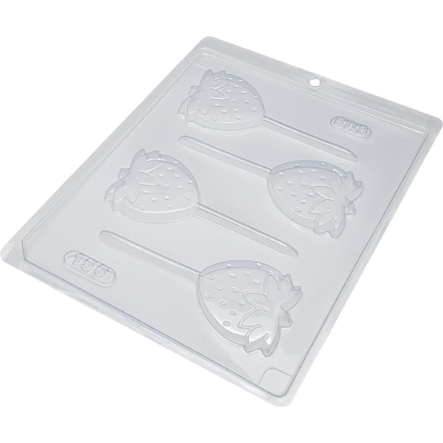 Forma De Acetato Simples BWB Pirulito Morangos (156) com 1un
