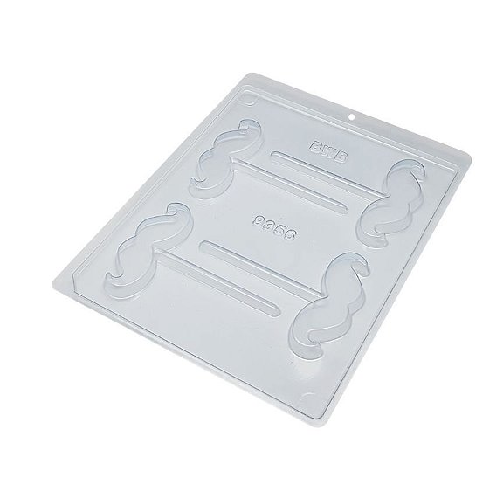 Forma De Acetato Simples BWB Pirulito Bigode Handlebar Un (9356) com 1un