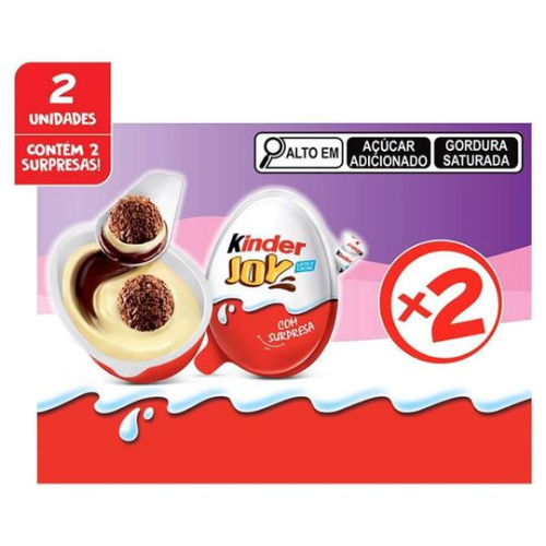 Kinder Joy com Surpresas do Mundo das Fadas - Caixa com 40G