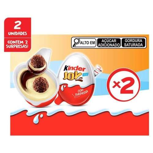 Chocolate Kinder Joy Surpresas do Mundo dos Dinos - Caixa com 40G