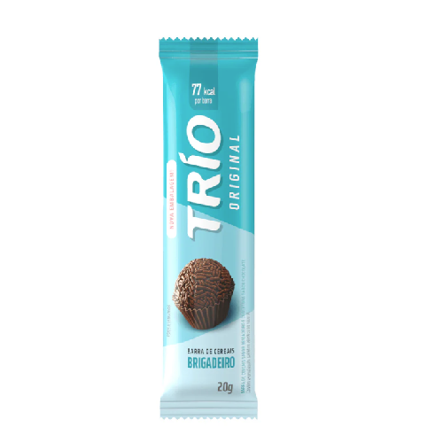 Barra Trio Sabor Brigadeiro - Embalagem com 20G