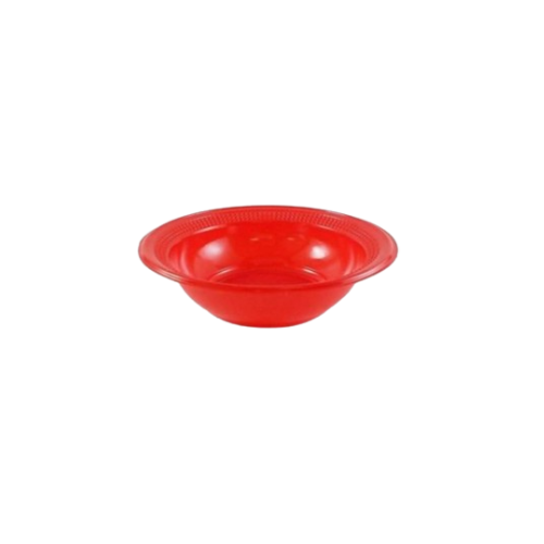 Prato Fundo Descartável Trik Trik Vermelho 12CM - Pacote com 10 UN