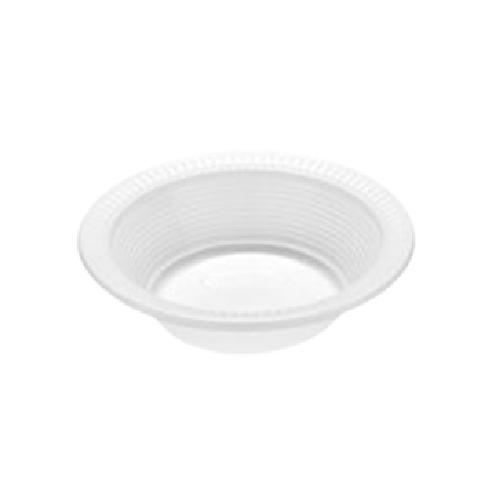 Prato Fundo Descartável Coposcchio Branco 18CM - Embalagem com 10 UN