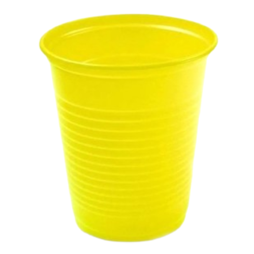 Copo Descartável Trik Trik Amarelo 200ML - Pacote com 50 UN