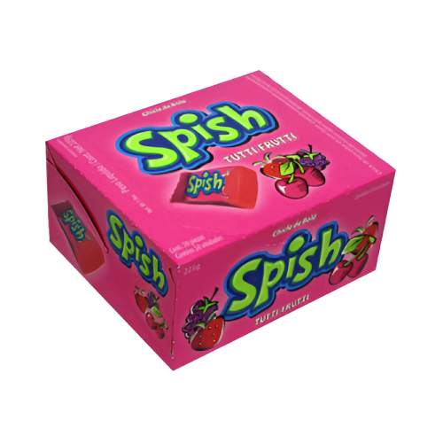Chiclete Spish Sabor Tutti- Frutti - Embalagem com 160G