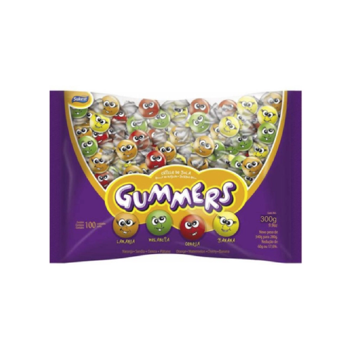 Chiclete Gummers Sortido 300G