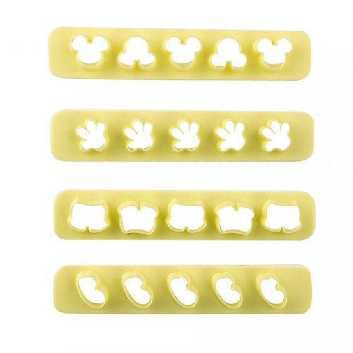 Réguas Miniaturas Ratinhos BlueStar - Kit com 4 peças