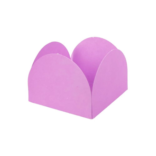Porta Forminha 4 pétalas Lilás NC Toys - Pacote com 50UN