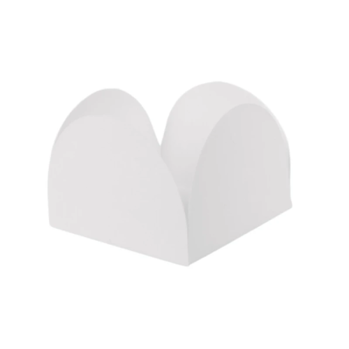 Porta Forminha 4 pétalas Branco NC Toys - Pacote com 50UN