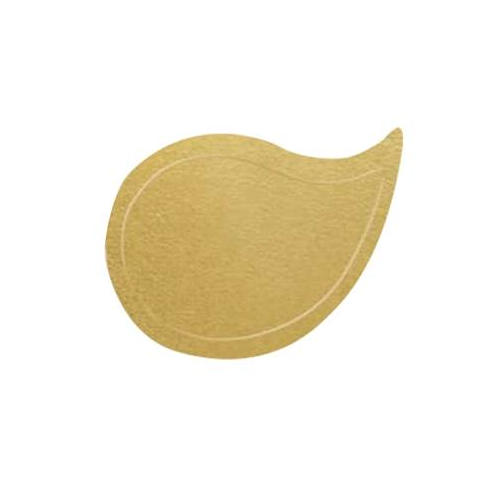 Base para Doce Gota Ouro 6CM  UltraFest - Pacote com 20 UN