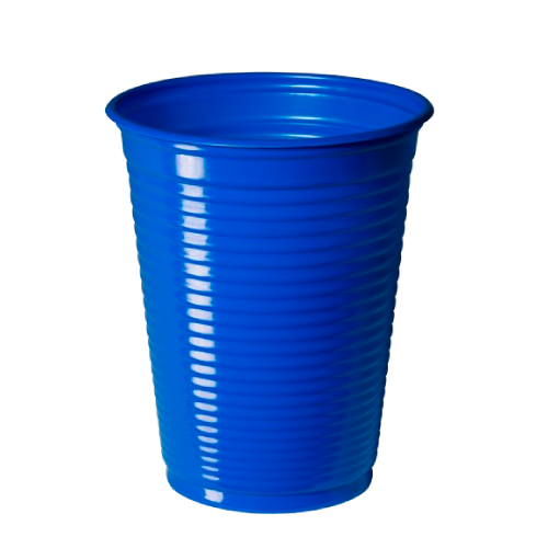 Copo Descartável Copobras Azul 200ML - Pacote com 50 UN