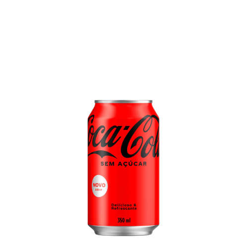 Coca Cola Sem Açucar Lata 350Ml