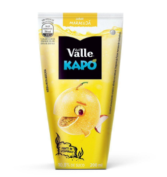 Suco Kapo Del Valle Sabor Maracujá - 200ML