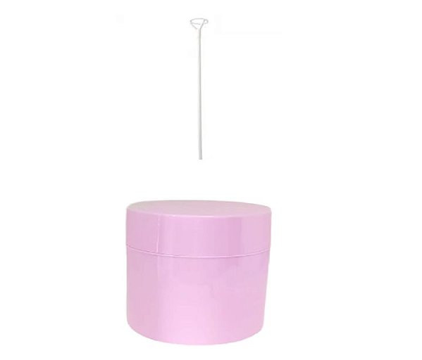 Caixa Box Rosa Claro com Vareta para Balão