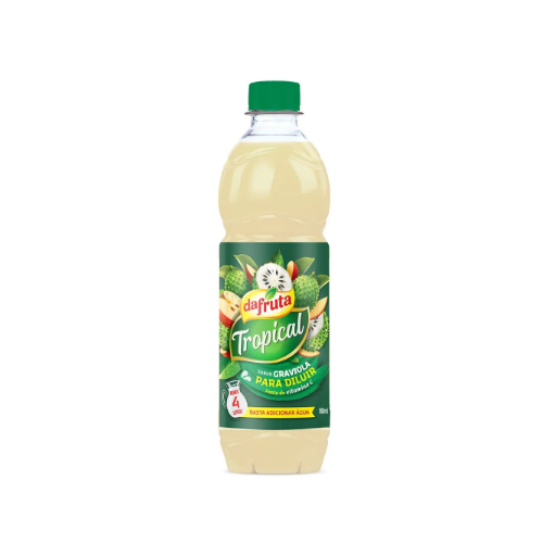 Da Fruta Para Diluir Sabor Tropical Sabor Graviola - 500ML