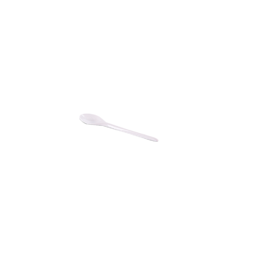 Colher Little Coffee Prafesta Cor Branco - Embalagem com 100 UN