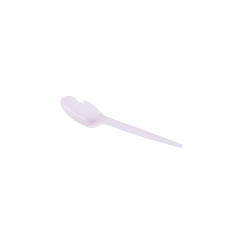 Colher Refeição Prafesta Cor Branco - Pacote com 50UN