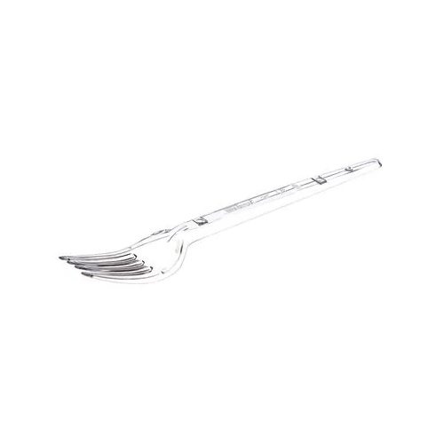 Garfo Refeição Prafesta Cor Cristal - Embalagem com 50UN