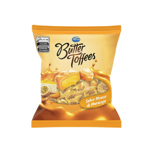 Bala Butter Toffees Maracujá 100G