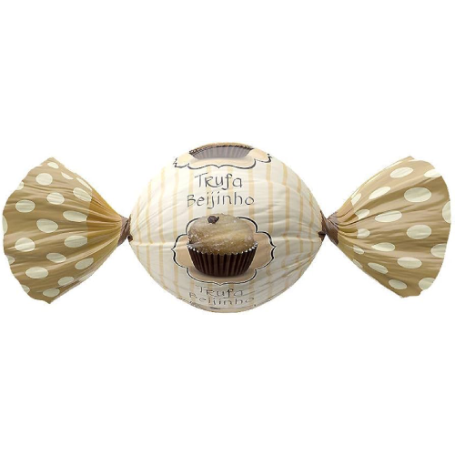 Embalagem para Trufa e Bombom Beijinho 15X16cm  - Pacote com 100 UN