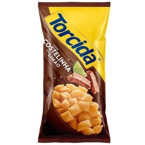 Salgadinho Torcida Sabor Costelinha com Limão - Pacote com 70G