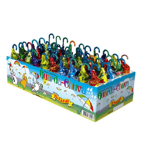 Guarda - Chuva Sabor Chocolate ao Leite - Display com 340G