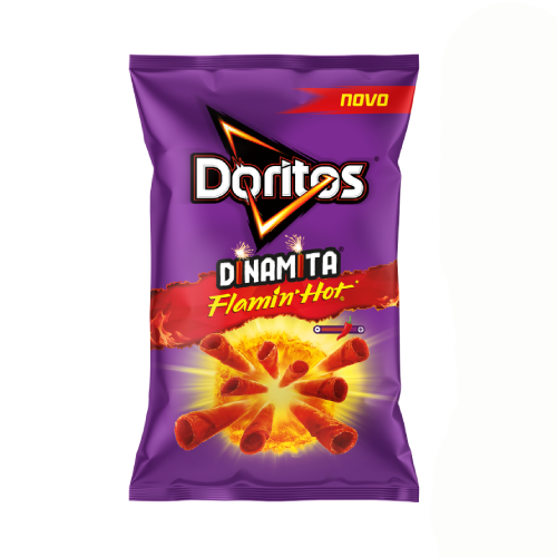 Salgadinho Dinamita Flamin Hot Doritos - Pacote com 60G